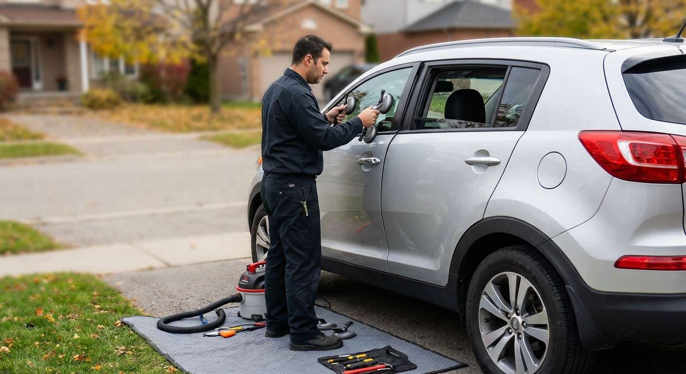 Door Glass Replacement for Kia Sportage 2011-2016 by Alexwindshield