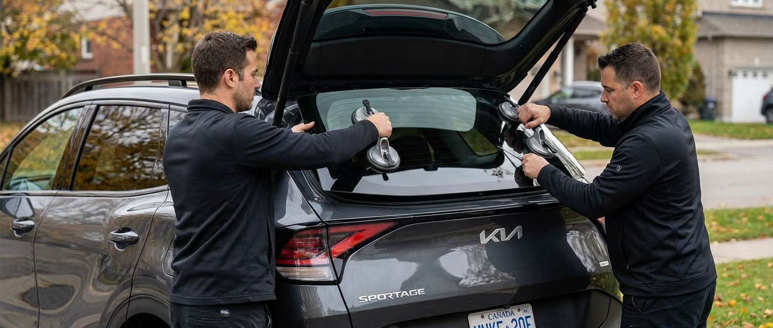 Back Glass Replacement for Kia Sportage 2023-2027 by Alexwindshield
