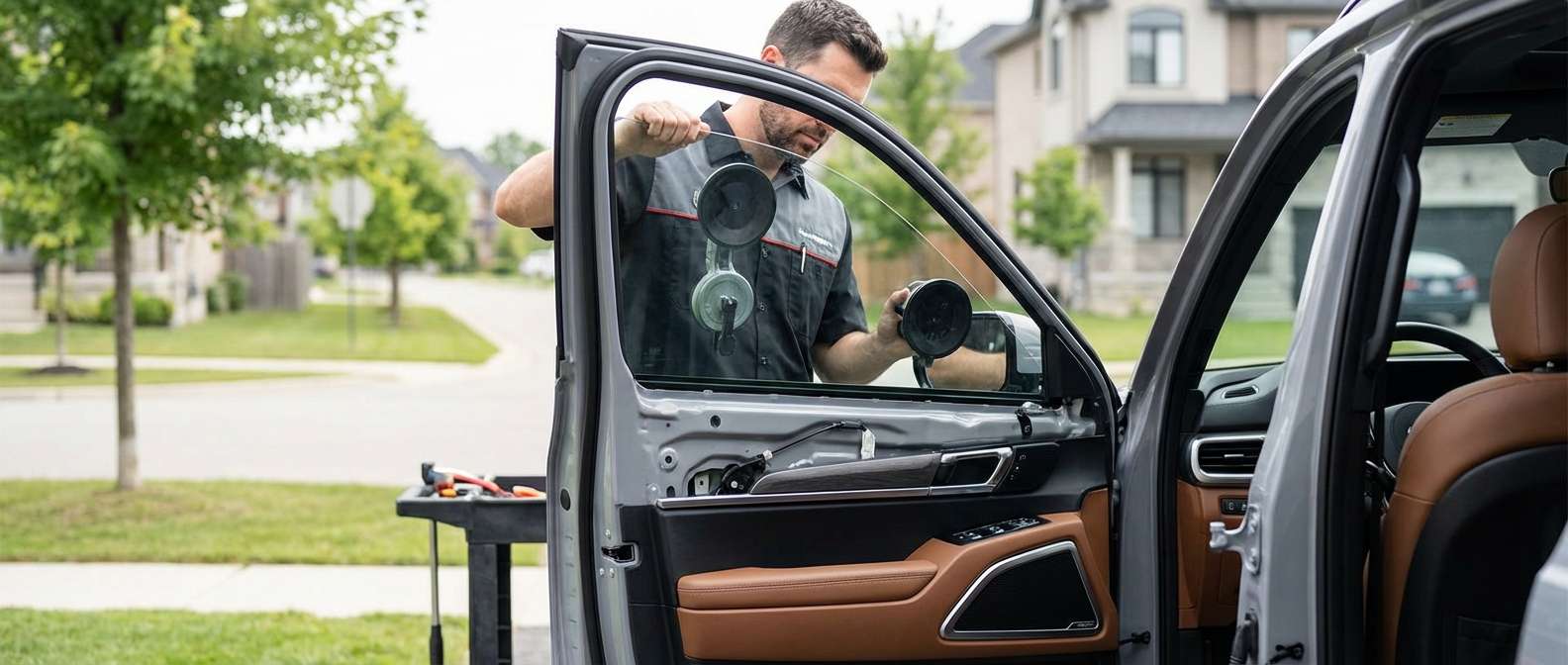 Door Glass Replacement for Kia Telluride 2026-2027 by Alexwindshield