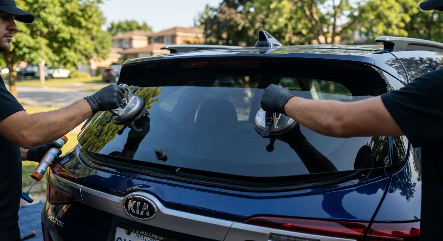 Back Glass Replacement for Kia Seltos 2021-2027 by Alexwindshield