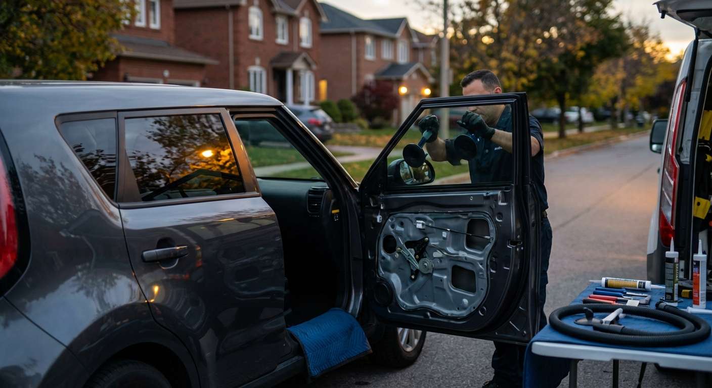 Door Glass Replacement for Kia Soul 2014-2019 by Alexwindshield