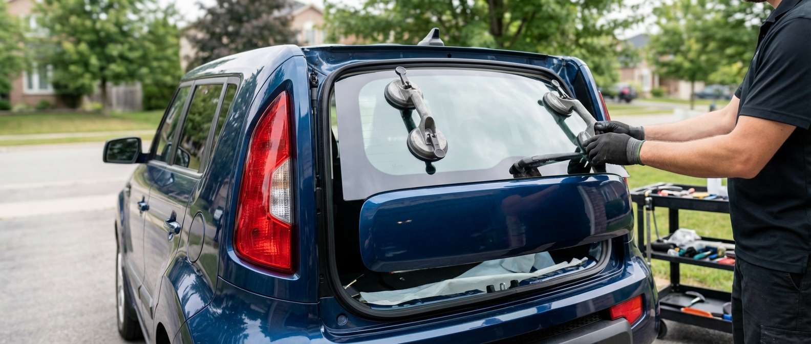 Back Glass Replacement for Kia Soul 2020-2027 by Alexwindshield