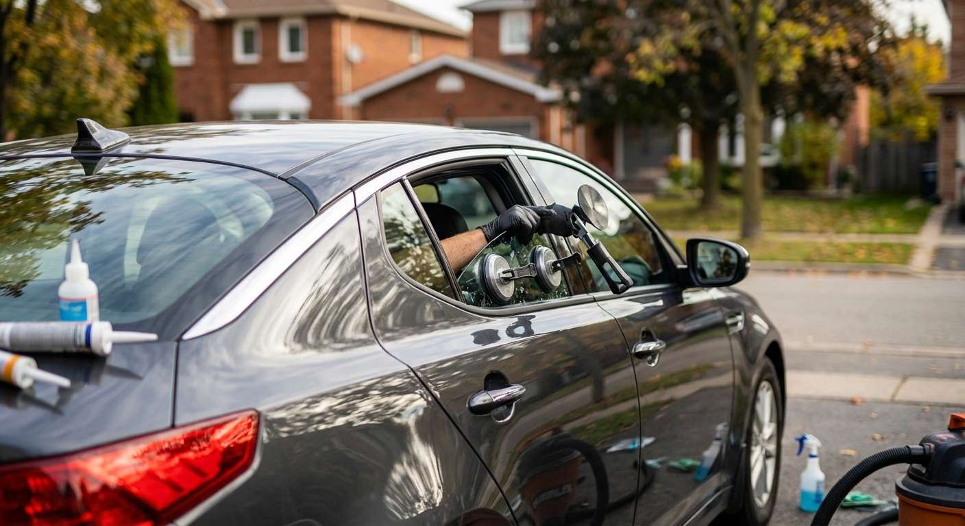 Vent Glass Replacement for Kia Optima / K5 2011-2015 by Alexwindshield