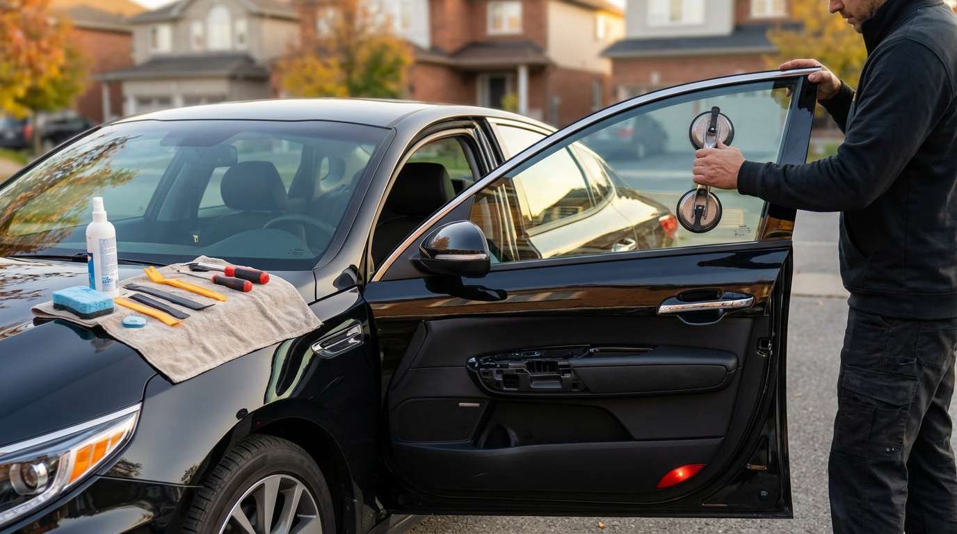 Door Glass Replacement for Kia Optima / K5 2016-2020 by Alexwindshield