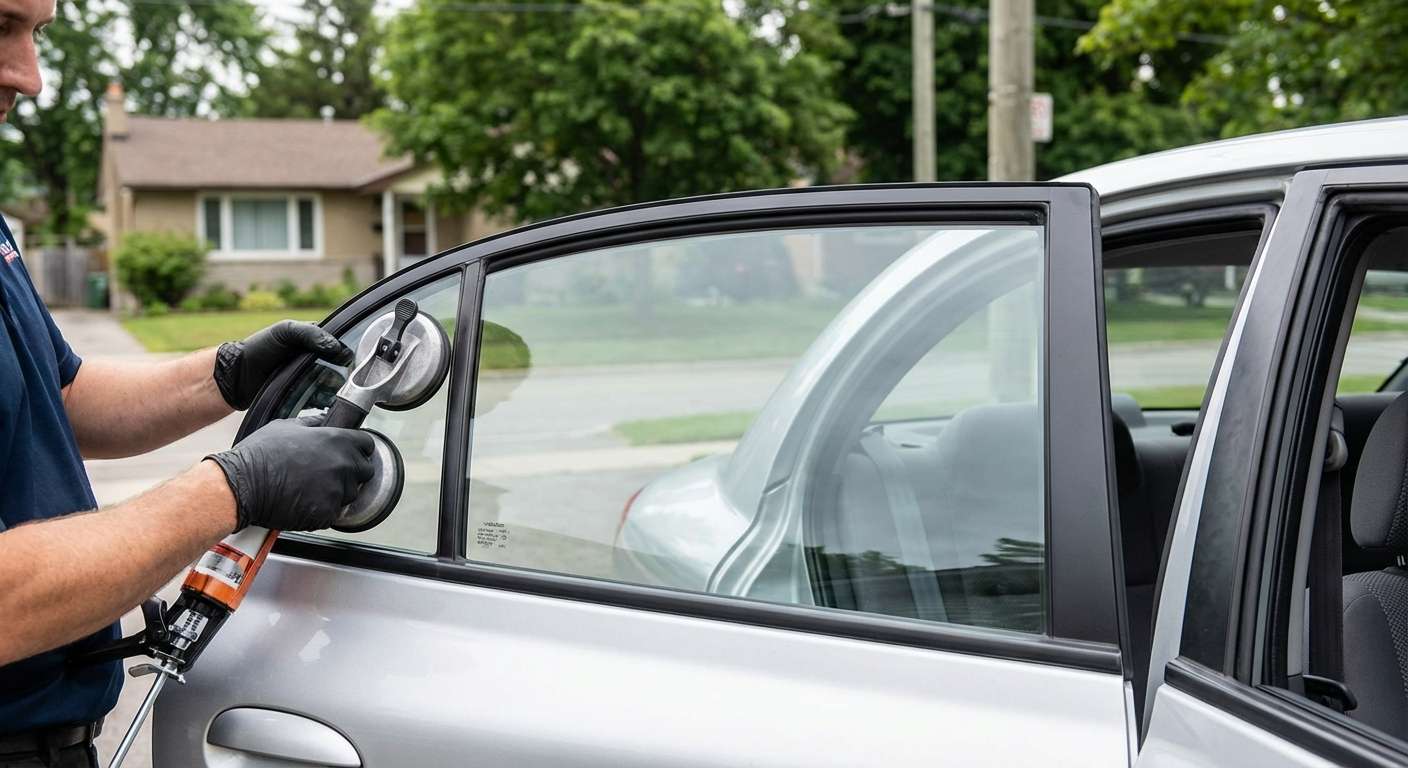 Vent Glass Replacement for Kia Rio 2001-2005 by Alexwindshield