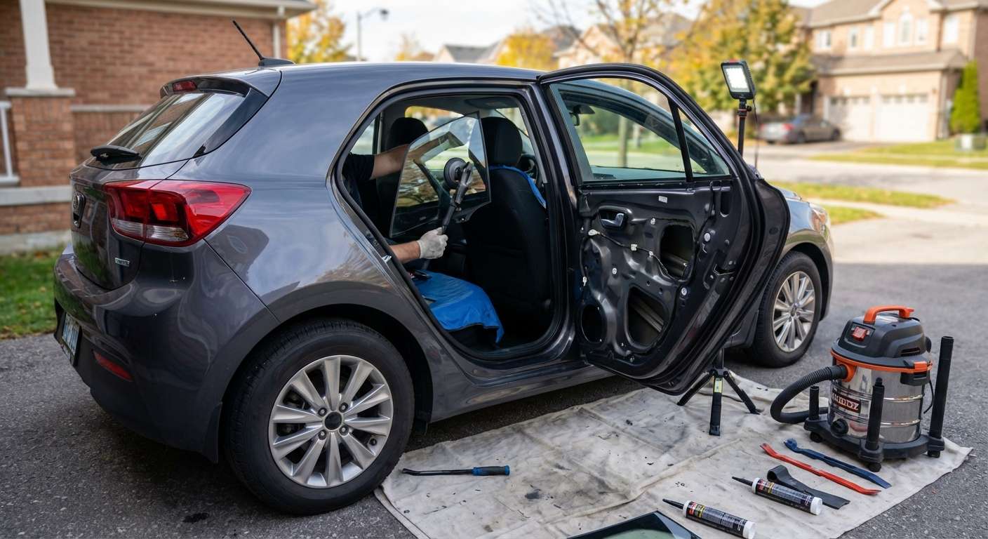Vent Glass Replacement for Kia Rio 2018-2023 by Alexwindshield