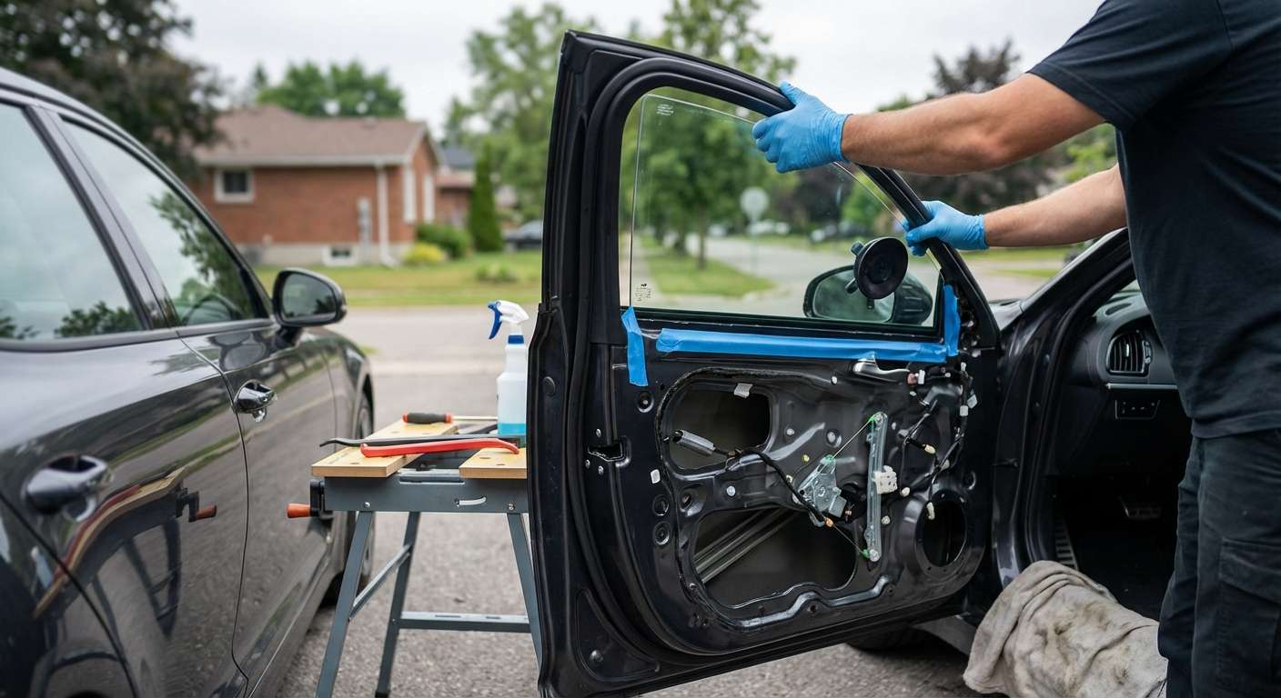 Door Glass Replacement for Kia Stinger 2018-2023 by Alexwindshield