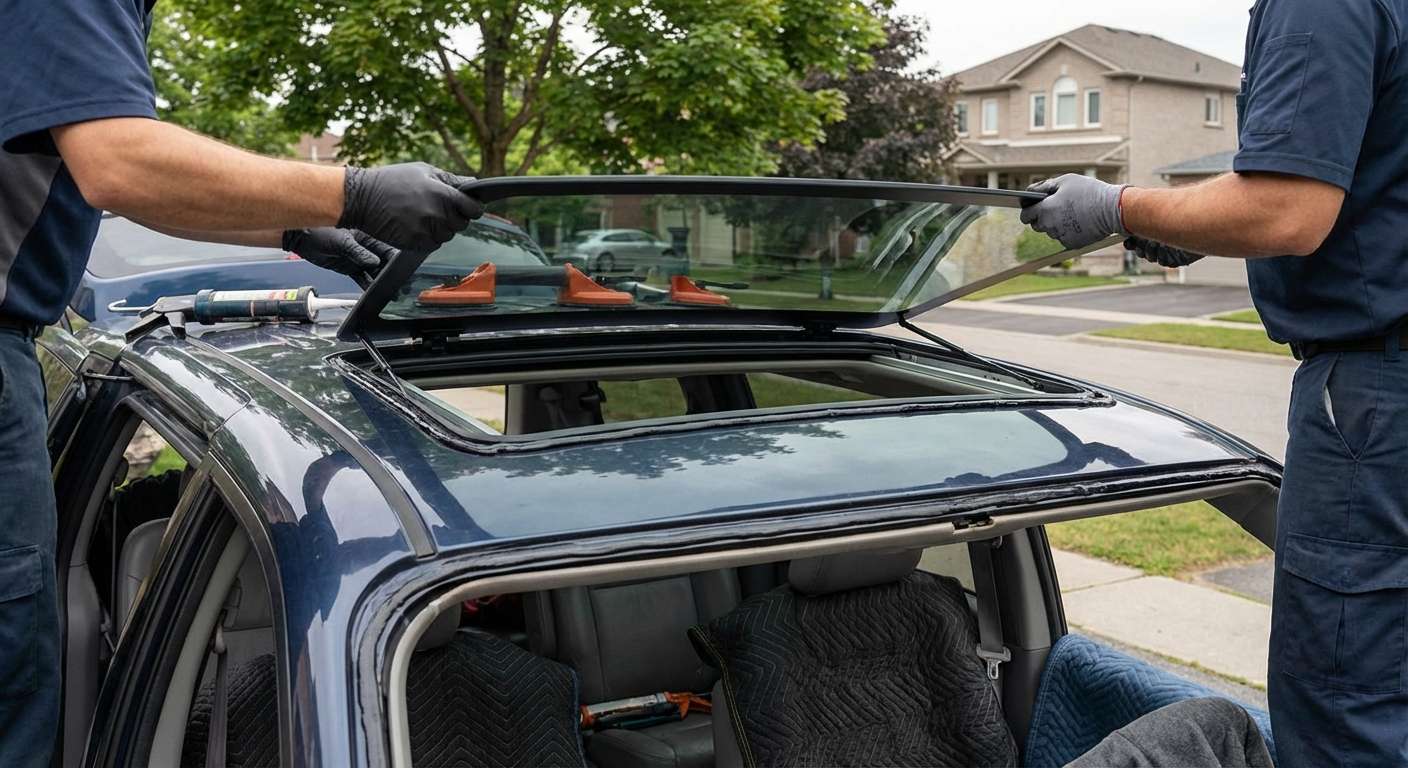 Sunroof Replacement for Kia Sedona 2002-2005 by Alexwindshield