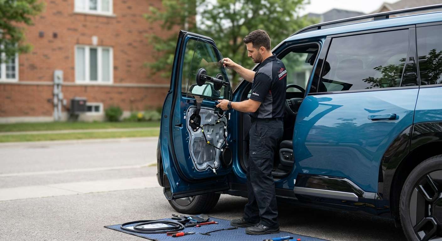 Door Glass Replacement for Kia EV9 2024-2027 by Alexwindshield