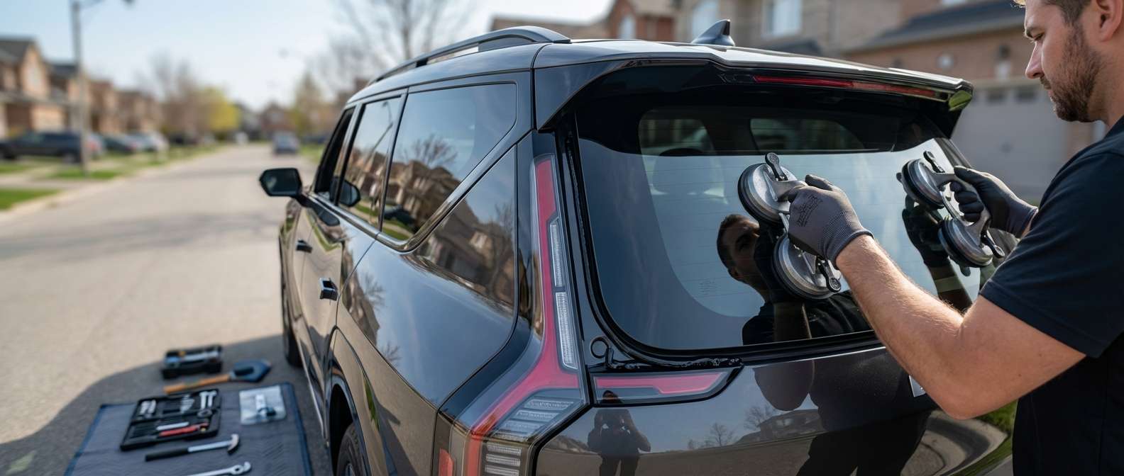 Back Glass Replacement for Kia EV9 2024-2027 by Alexwindshield