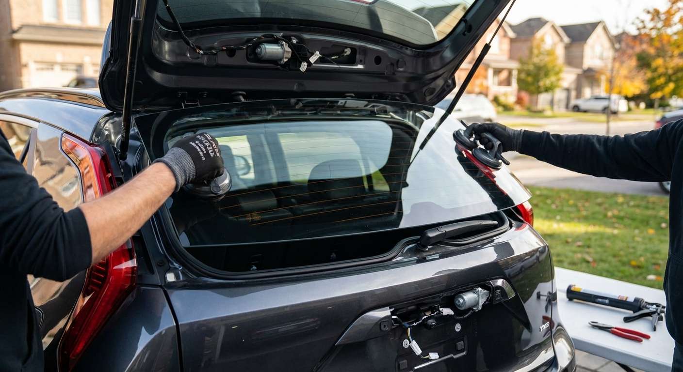 Back Glass Replacement for Kia Niro 2023-2027 by Alexwindshield