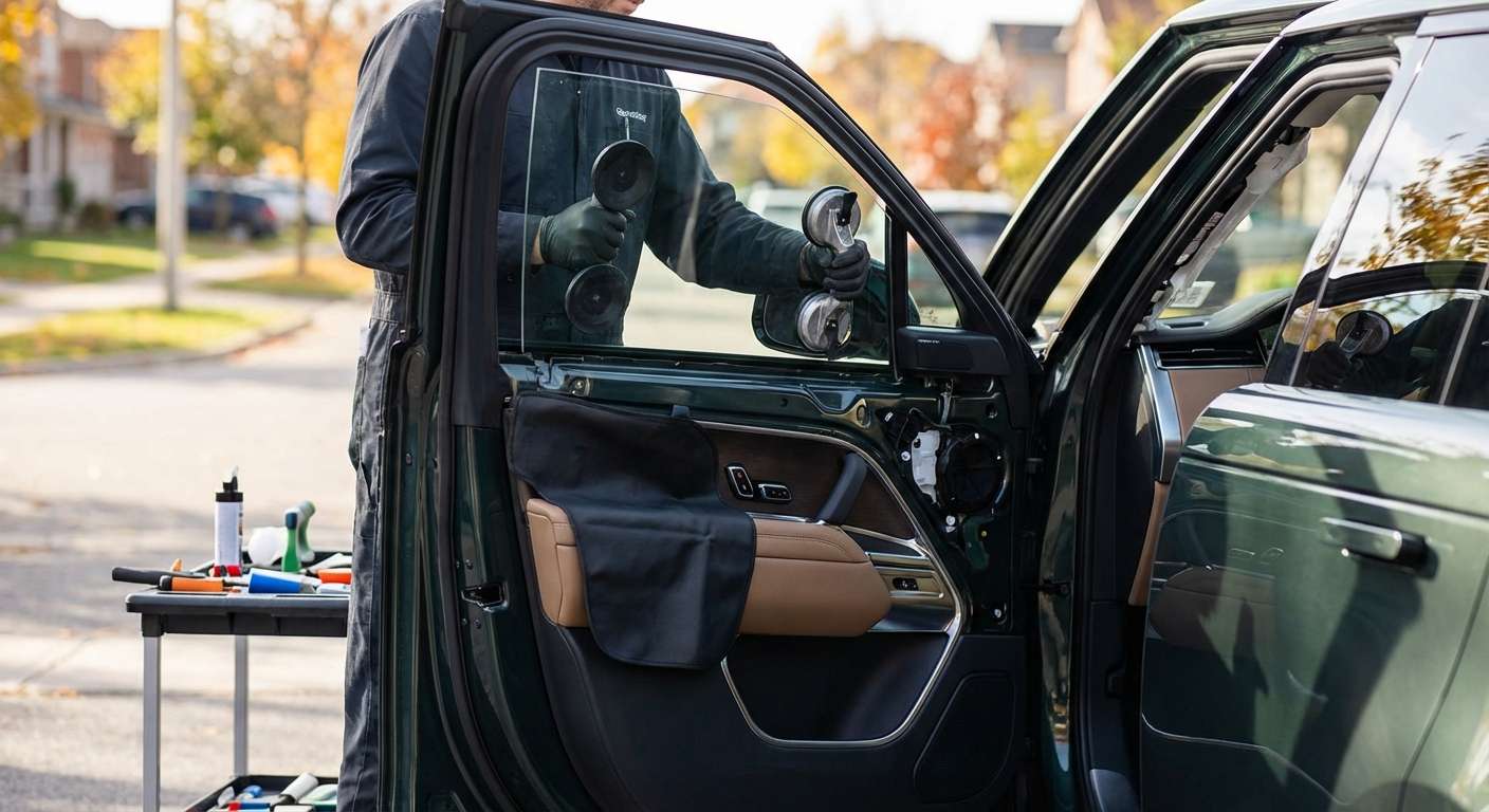 Door Glass Replacement for Land Rover Range Rover 2022-2027 (L460) by Alexwindshield