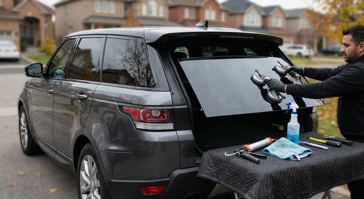 Back Glass Replacement for Land Rover Range Rover Sport 2014-2022 (L494) by Alexwindshield