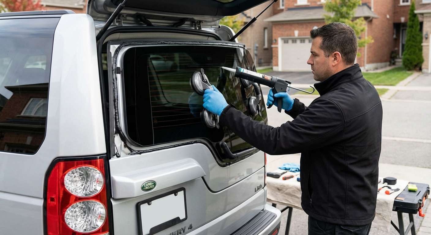 Back Glass Replacement for Land Rover LR4 (Discovery 4) 2010-2016 by Alexwindshield