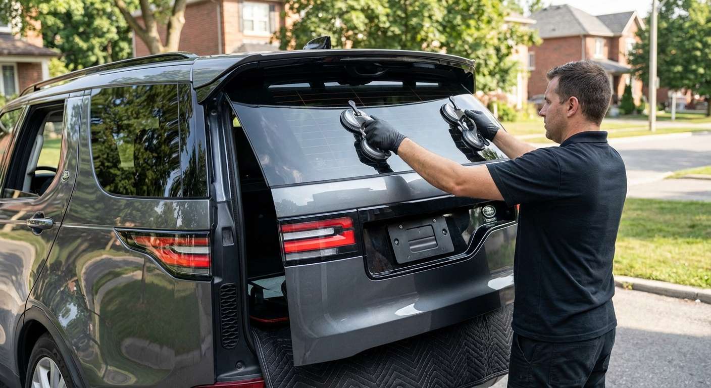 Back Glass Replacement for Land Rover Discovery 5 2017-2027 by Alexwindshield