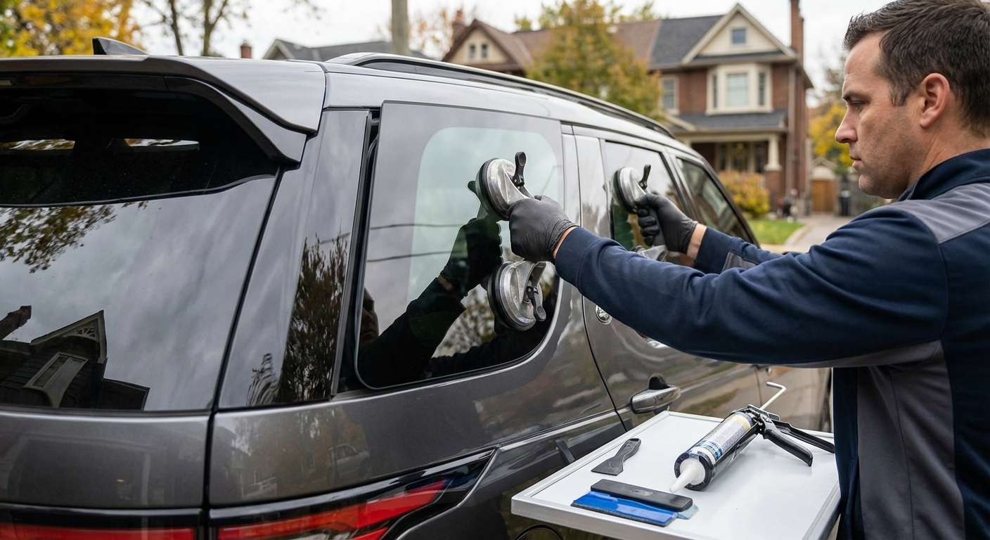 Quarter Glass Replacement for Land Rover Discovery 5 2017-2027 by Alexwindshield
