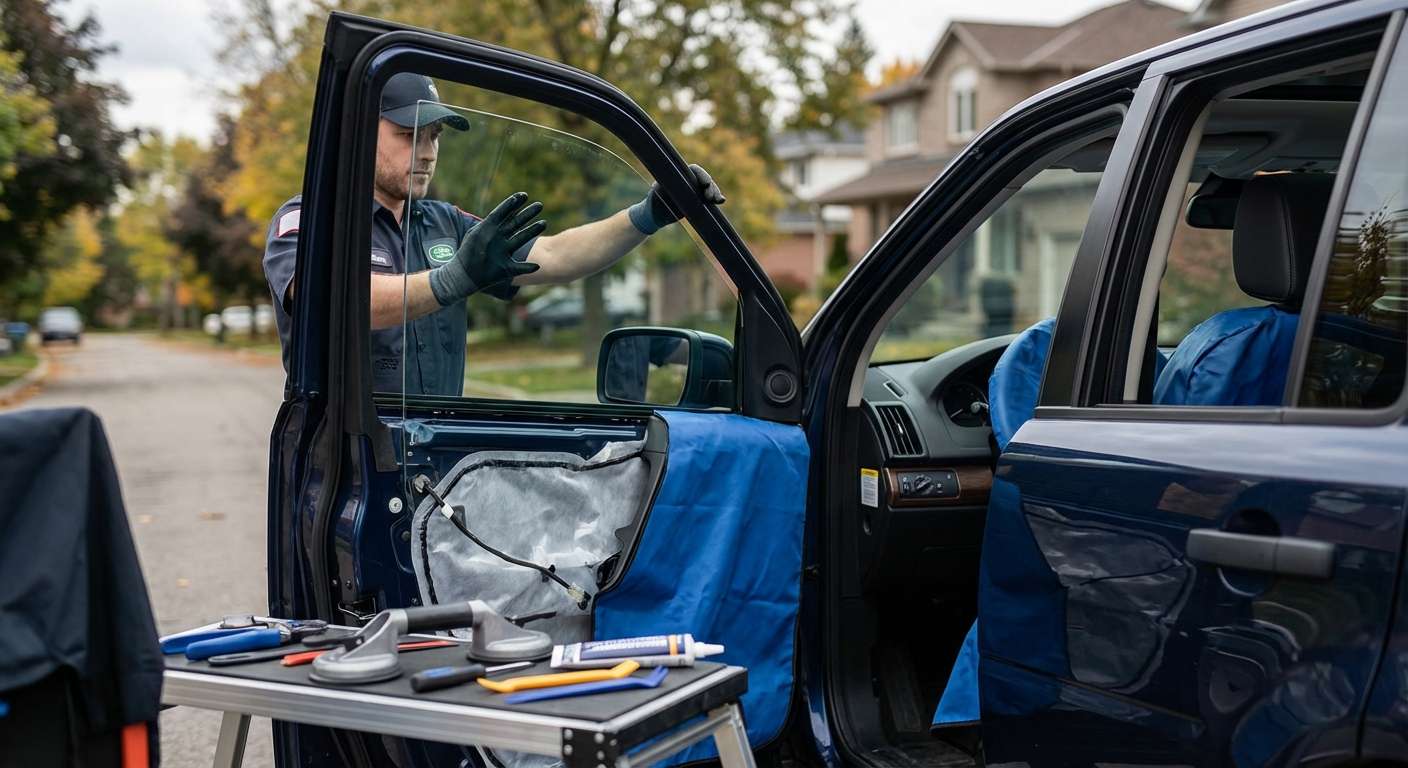Door Glass Replacement for Land Rover LR2 (Freelander 2) 2008-2015 by Alexwindshield