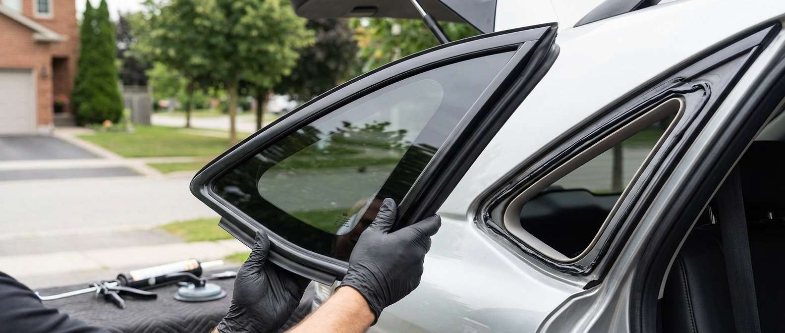 Quarter Glass Replacement for Lexus RX 330/350/400h 2004-2009 by Alexwindshield