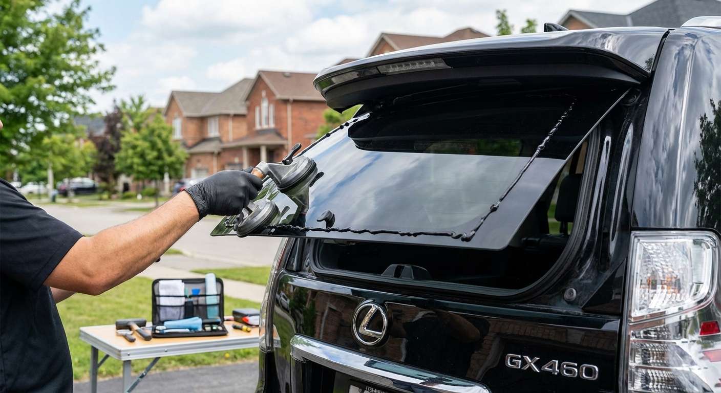 Back Glass Replacement for Lexus GX 460 2010-2023 by Alexwindshield