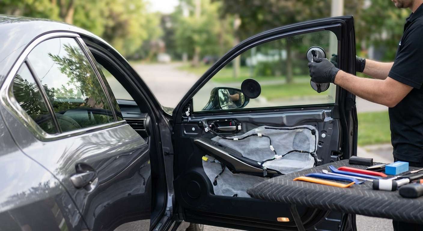 Door Glass Replacement for Lexus IS 300/350/500 2021-2027 by Alexwindshield