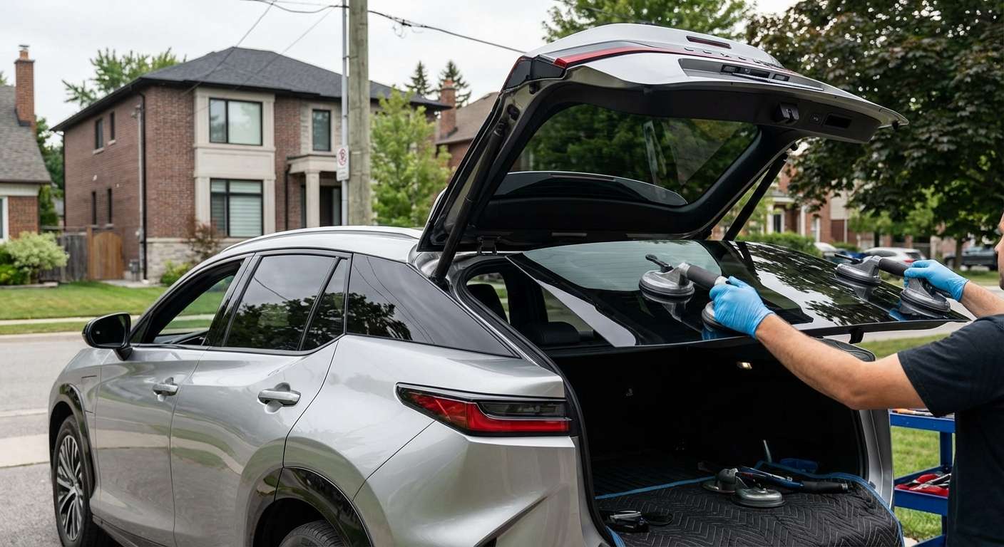 Back Glass Replacement for Lexus RZ 450e (EV) 2023-2027 by Alexwindshield