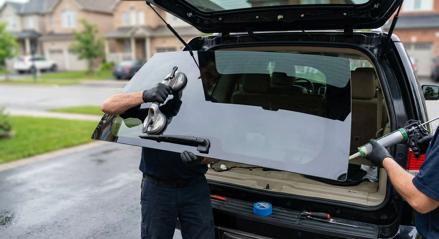 Back Glass Replacement for Lincoln Navigator 2003-2006 by Alexwindshield