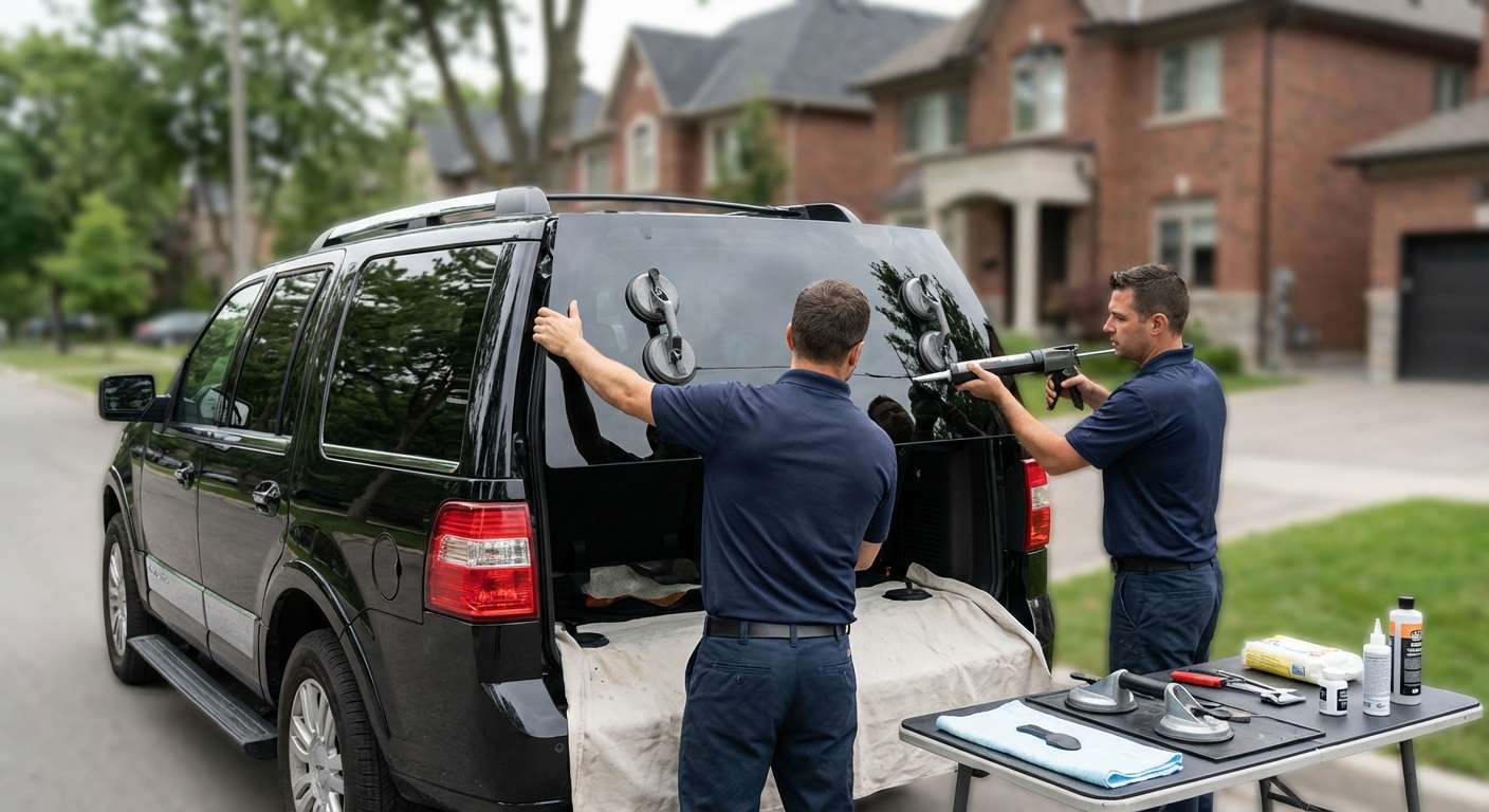 Back Glass Replacement for Lincoln Navigator 2007-2017 by Alexwindshield