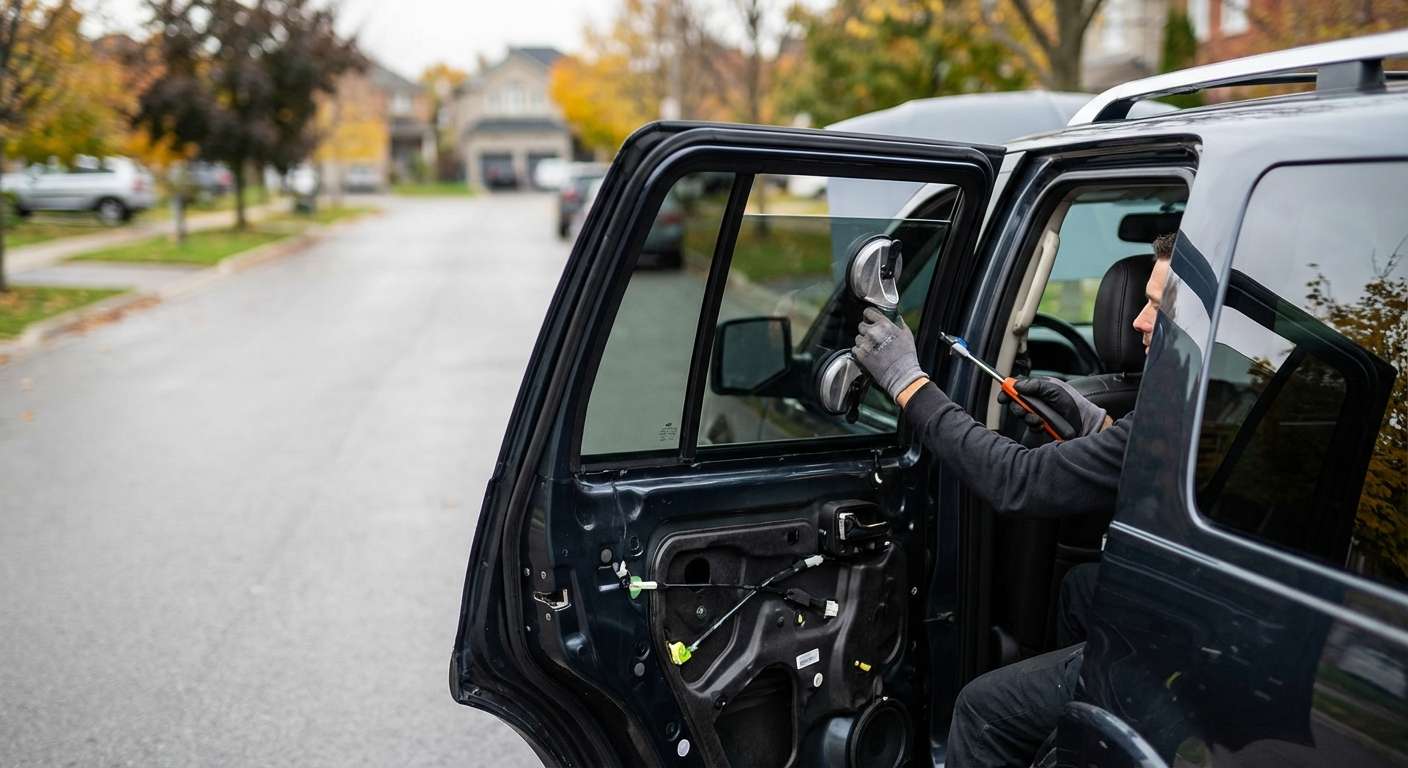 Door Glass Replacement for Lincoln Aviator 2003-2005 by Alexwindshield