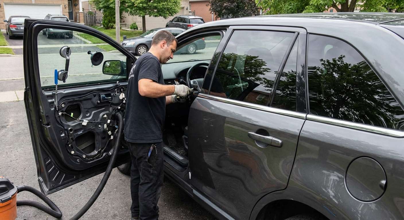 Door Glass Replacement for Lincoln MKX 2007-2015 by Alexwindshield