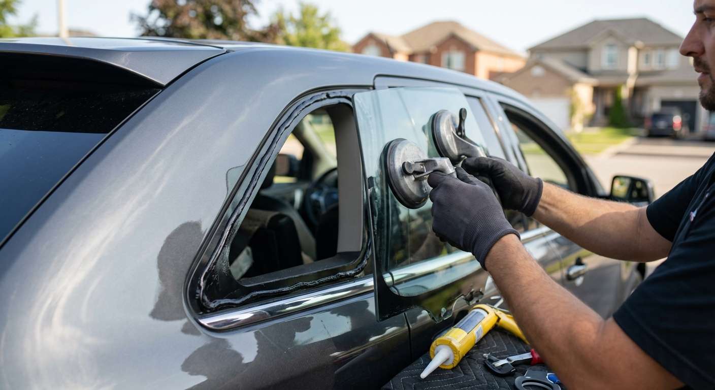 Quarter Glass Replacement for Lincoln MKX 2007-2015 by Alexwindshield