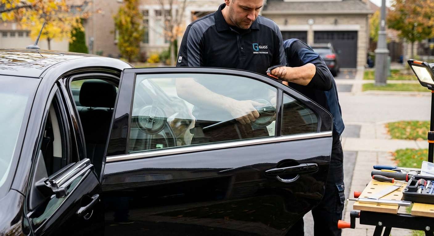 Door Glass Replacement for Lincoln MKZ 2007-2012 by Alexwindshield