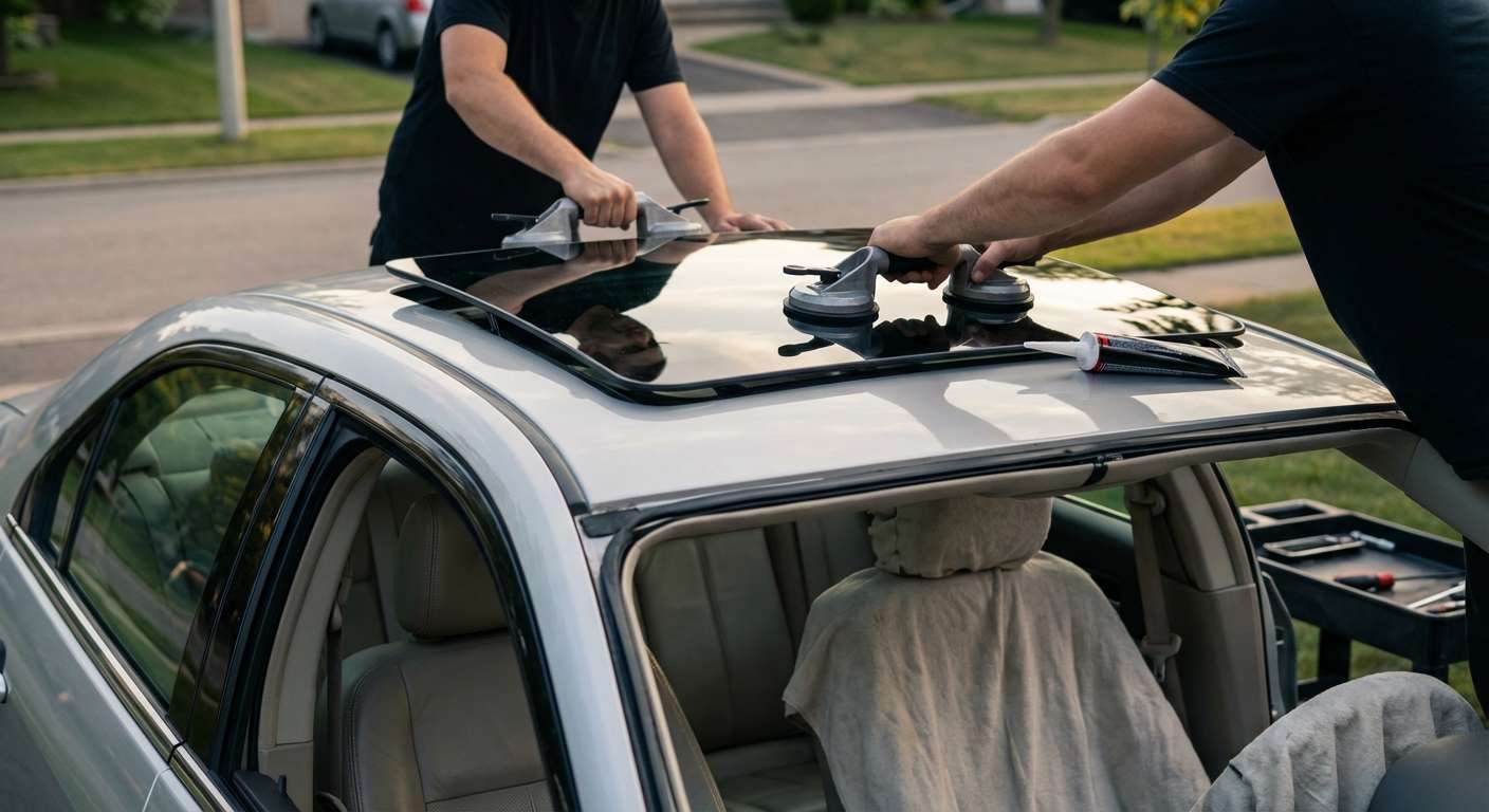 Sunroof Replacement for Lincoln MKZ 2007-2012 by Alexwindshield