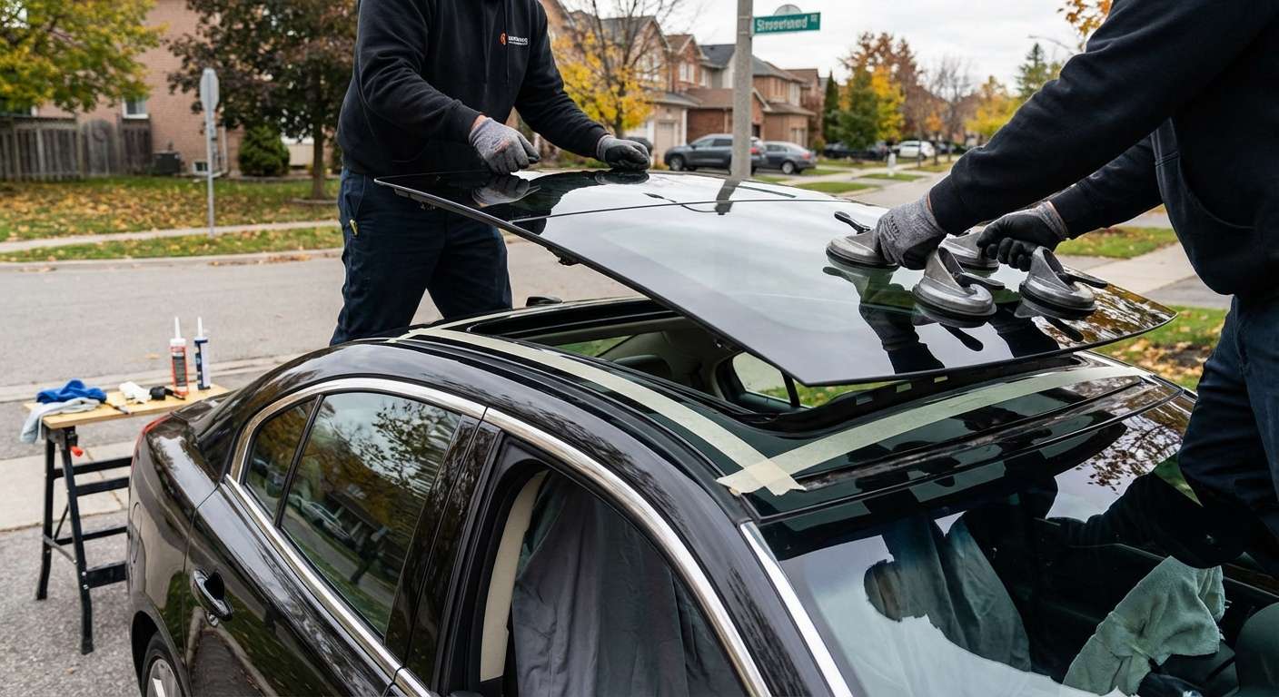 Sunroof Replacement for Lincoln MKS 2009-2016 by Alexwindshield
