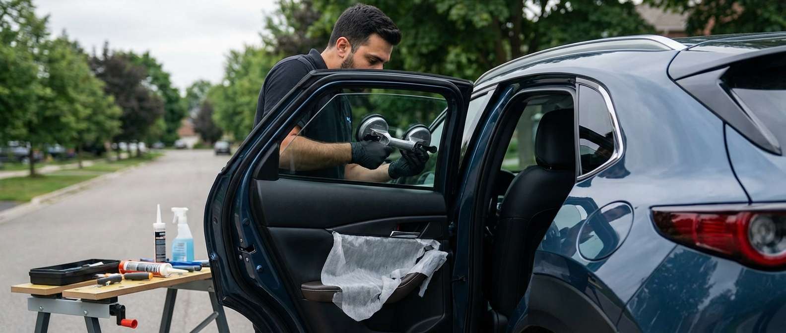 Vent Glass Replacement for Mazda CX-30 2020-2027 by Alexwindshield