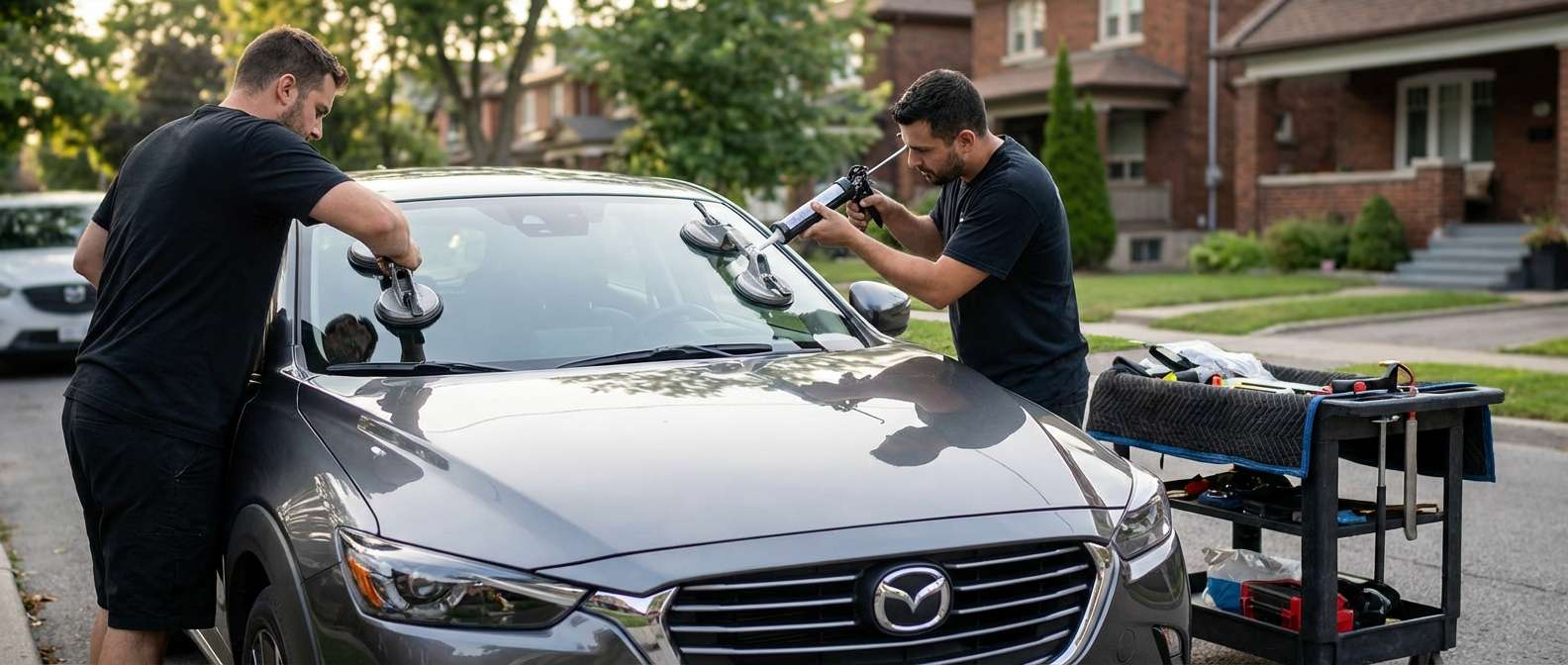 Windshield Replacement for Mazda CX-3 2016-2022 by Alexwindshield
