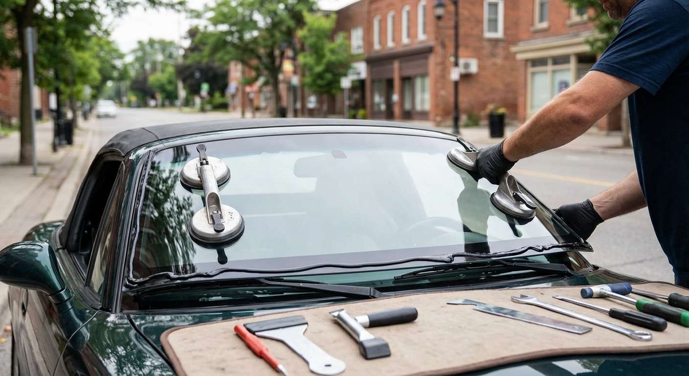 Windshield Replacement for Mazda MX-5 Miata 1999-2005 by Alexwindshield