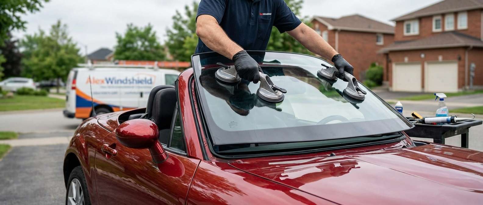 Windshield Replacement for Mazda MX-5 Miata 2006-2015 by Alexwindshield