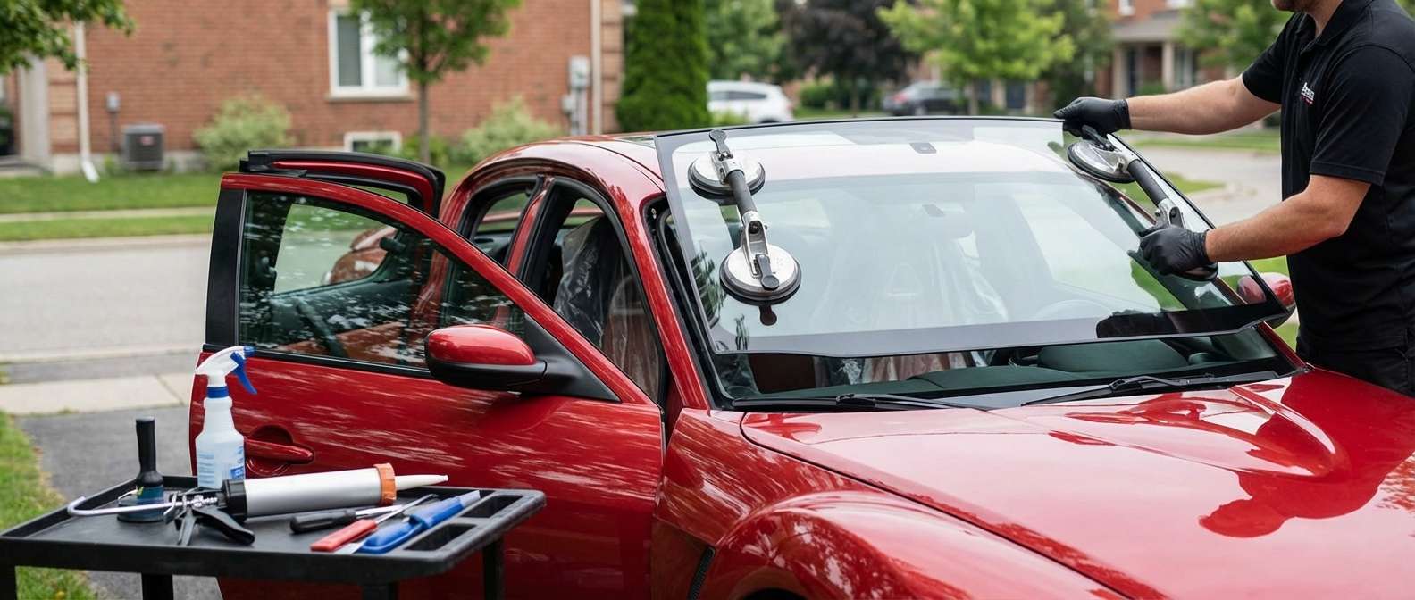 Windshield Replacement for Mazda RX-8 2004-2011 by Alexwindshield