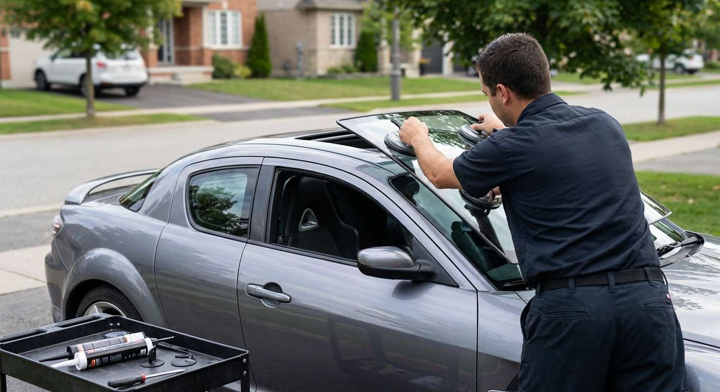 Sunroof Replacement for Mazda RX-8 2004-2011 by Alexwindshield