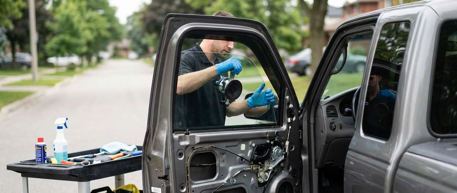 Door Glass Replacement for Mazda B-Series Pickup 1998-2009 by Alexwindshield