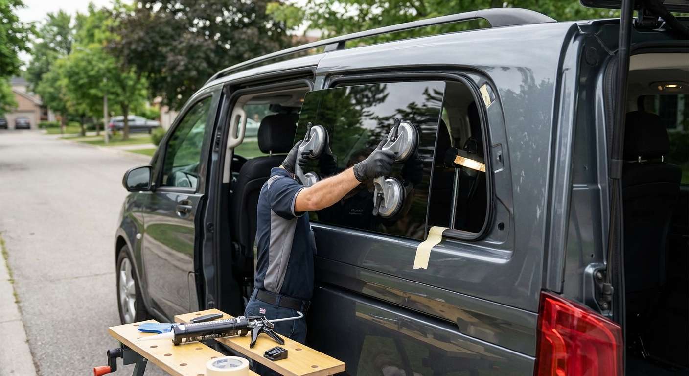 Quarter Glass Replacement for Mercedes-Benz Metris 2016-2023 by Alexwindshield