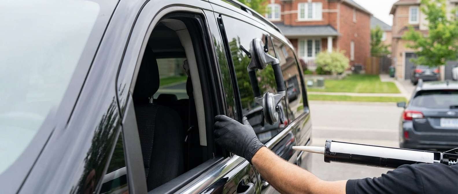 Vent Glass Replacement for Mercedes-Benz Metris 2016-2023 by Alexwindshield