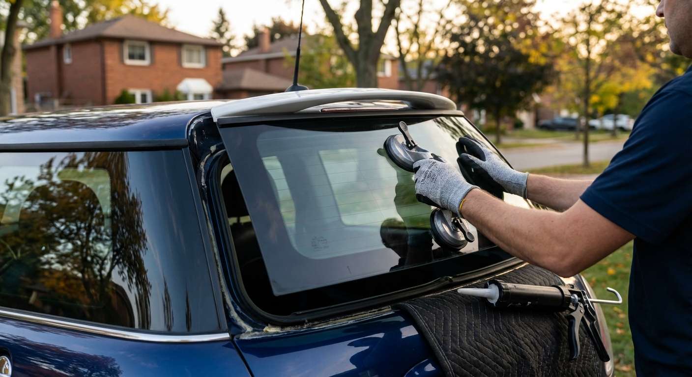 Back Glass Replacement for MINI Cooper / S 2002-2006 (R50/R53) by Alexwindshield