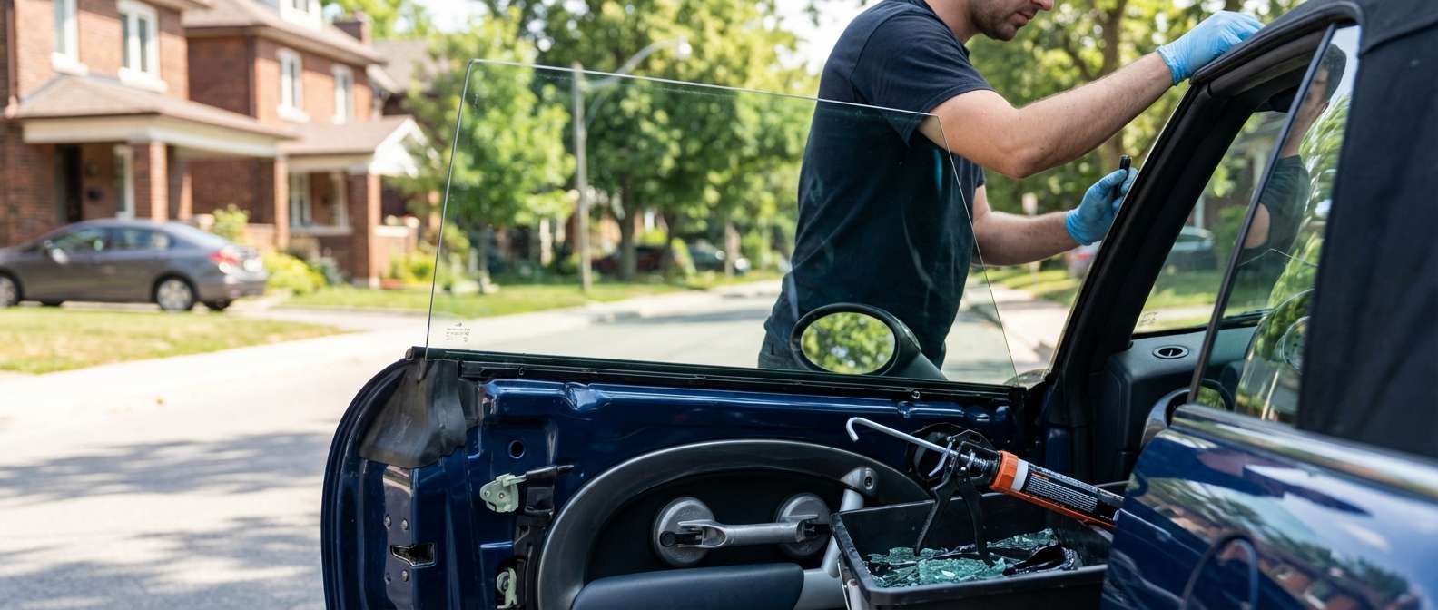 Door Glass Replacement for MINI Convertible 2005-2008 (R52) by Alexwindshield