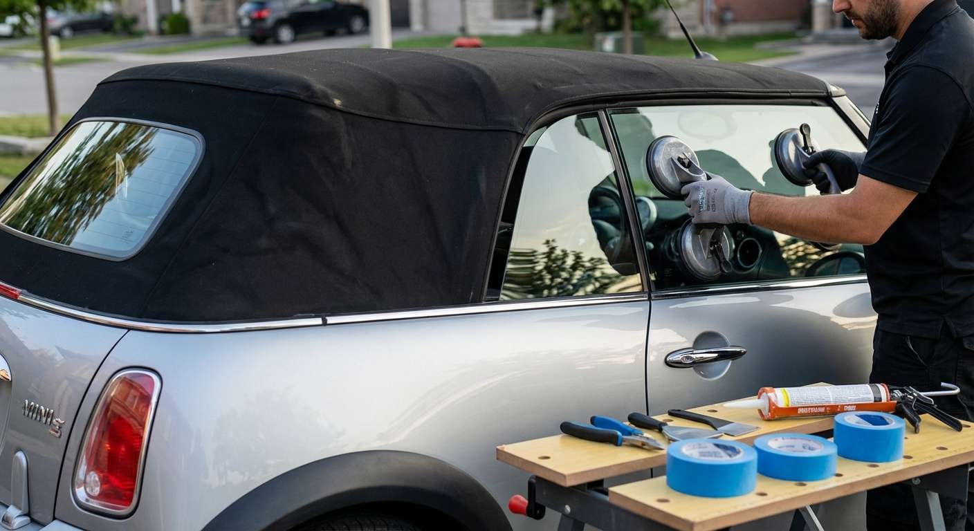 Quarter Glass Replacement for MINI Convertible 2005-2008 (R52) by Alexwindshield