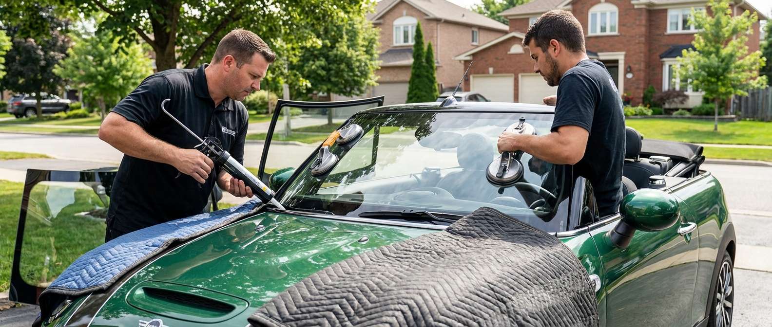 Windshield Replacement for MINI Convertible 2016-2027 (F57) by Alexwindshield