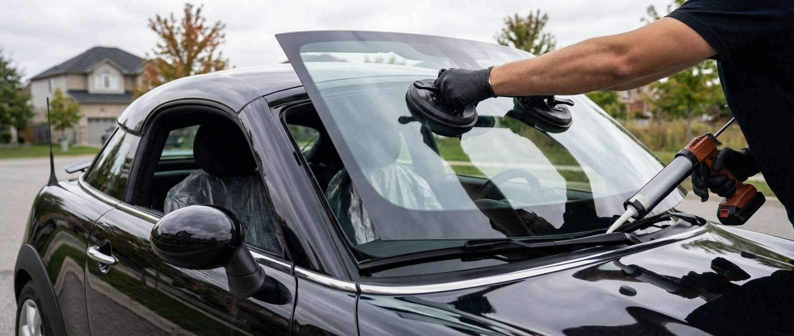 Windshield Replacement for MINI Coupe 2012-2015 (R58) by Alexwindshield