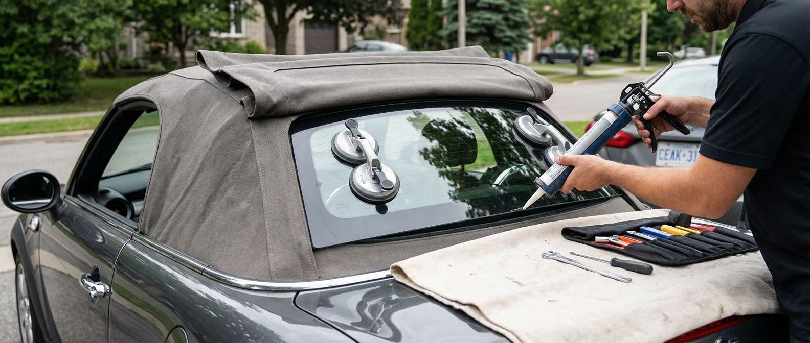 Back Glass Replacement for MINI Roadster 2012-2015 (R59) by Alexwindshield