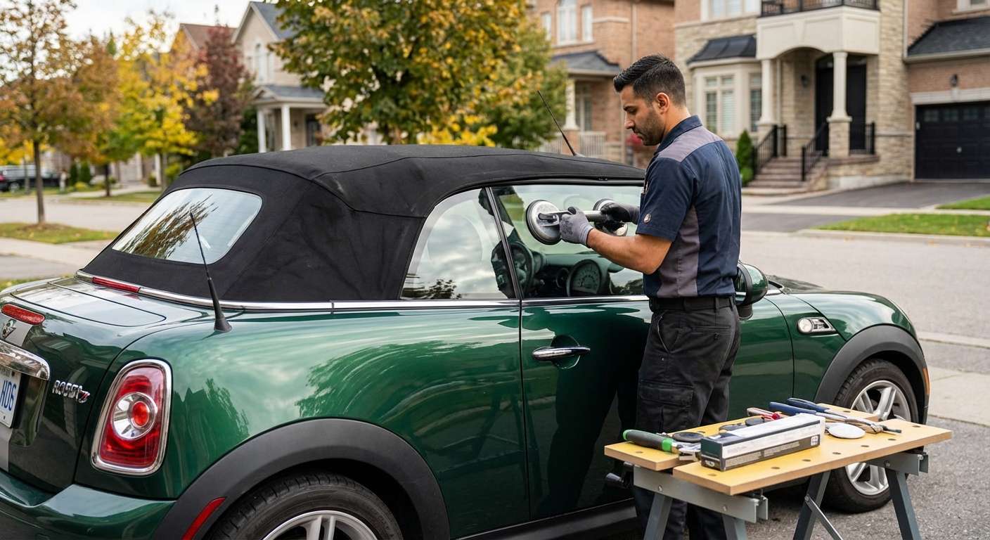 Quarter Glass Replacement for MINI Roadster 2012-2015 (R59) by Alexwindshield