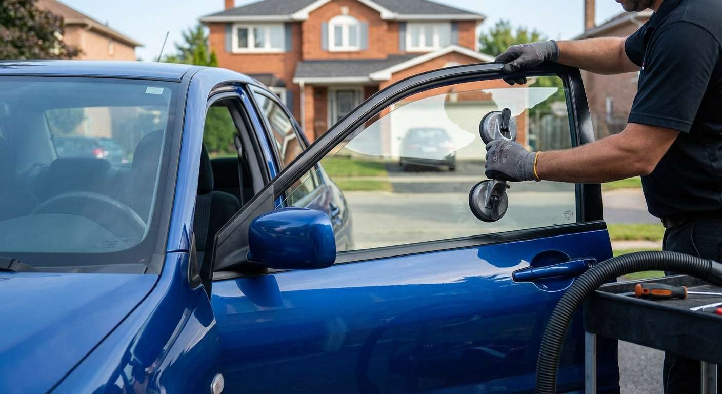Door Glass Replacement for Mitsubishi Lancer 2002-2007 by Alexwindshield
